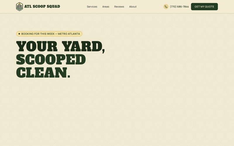 ATL Scoop Squad website
