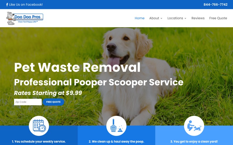 Doo Doo Pros website
